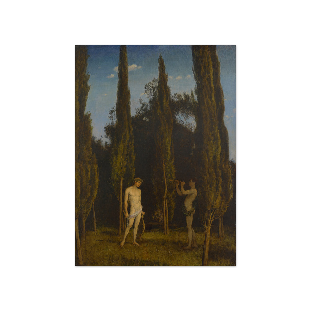 Hans Thoma - Apollo and Marsyas - Compact / Full Bleed / No Frame