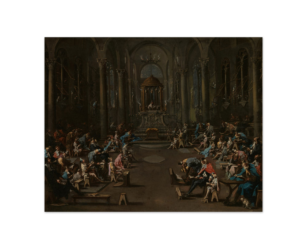 Alessandro Magnasco - The Synagogue - Compact / Full Bleed / No Frame