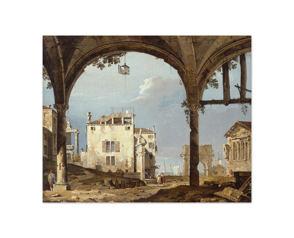 Canaletto - Portico with a Lantern - Compact / Full Bleed / No Frame
