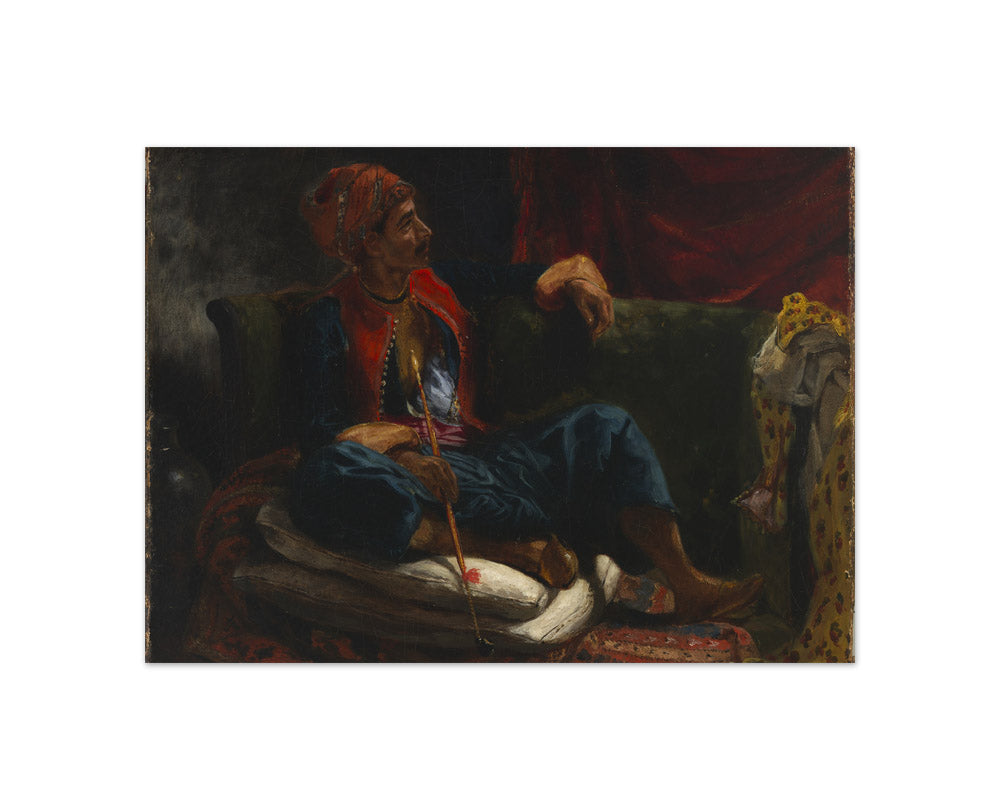 Eugène Delacroix - The Smoker - Compact / Full Bleed / No Frame