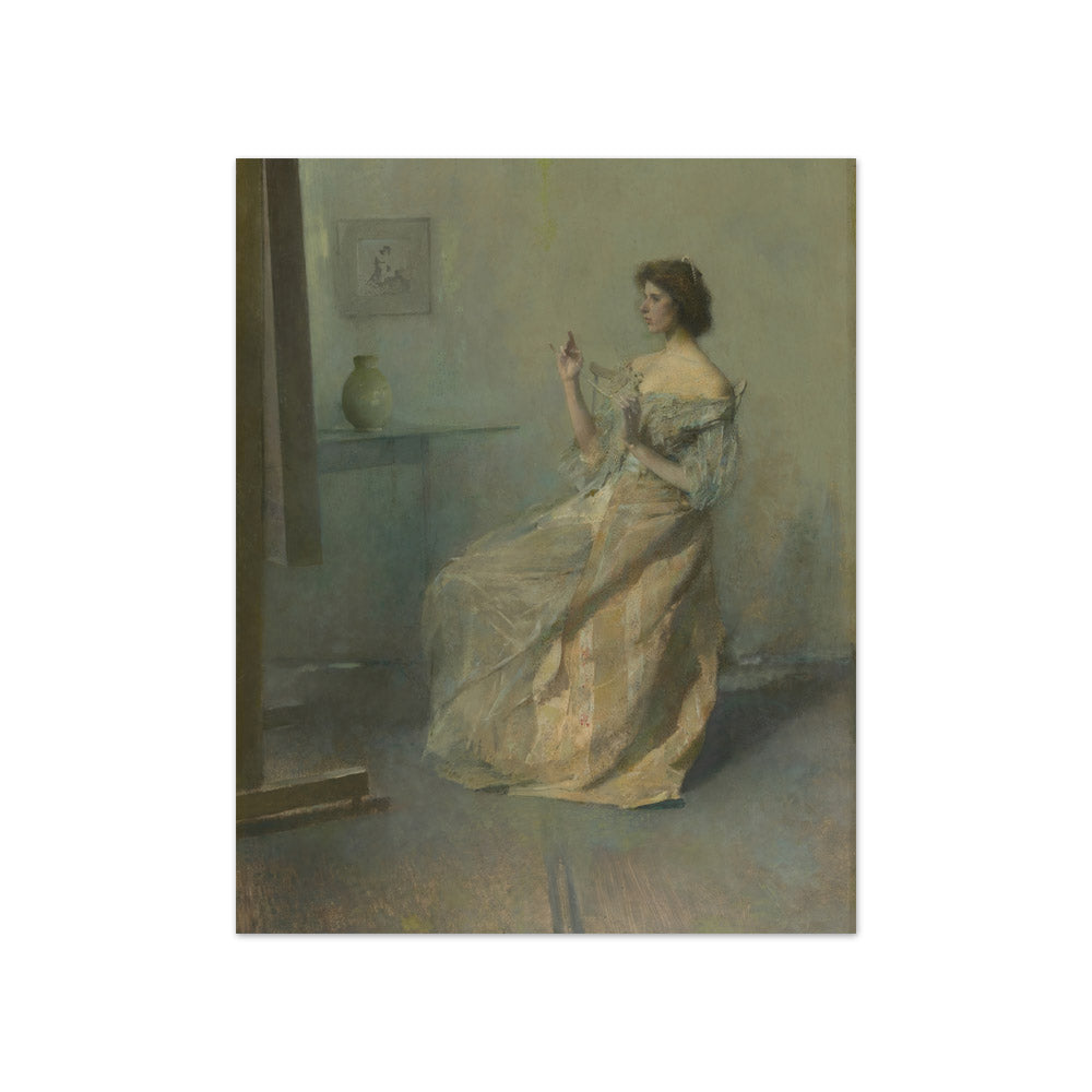 Thomas Wilmer Dewing - The Necklace - Compact / Full Bleed / No Frame