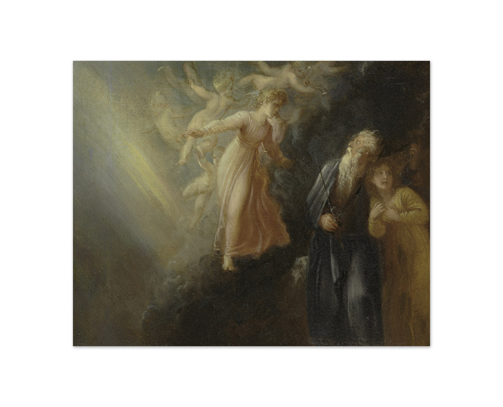 Thomas Stothard - Prospero, Miranda and Ariel - Compact / Full Bleed / No Frame