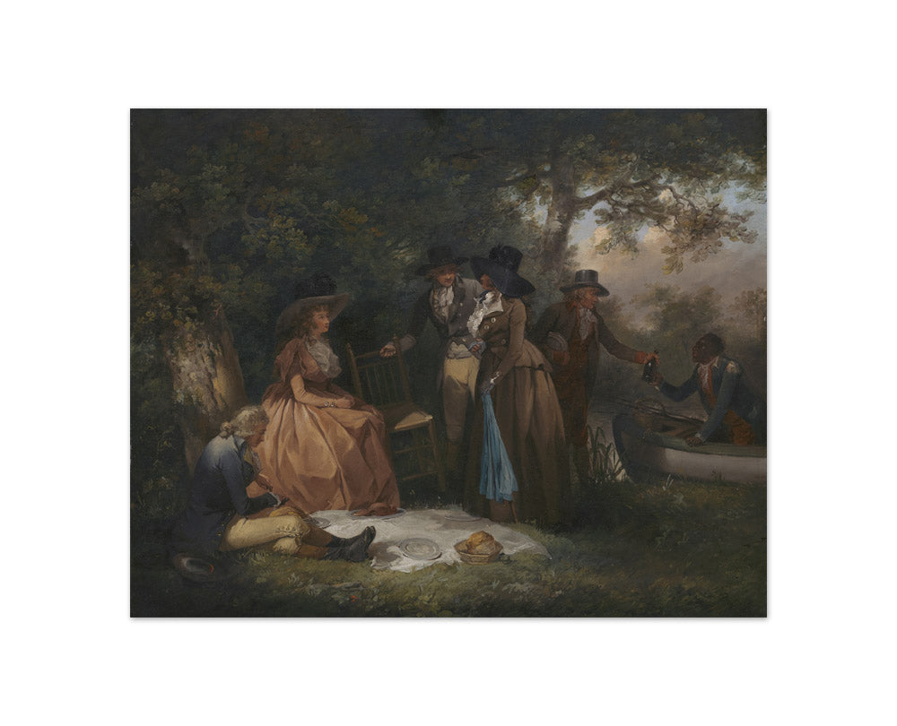 George Morland - The Anglers' Repast - Compact / Full Bleed / No Frame