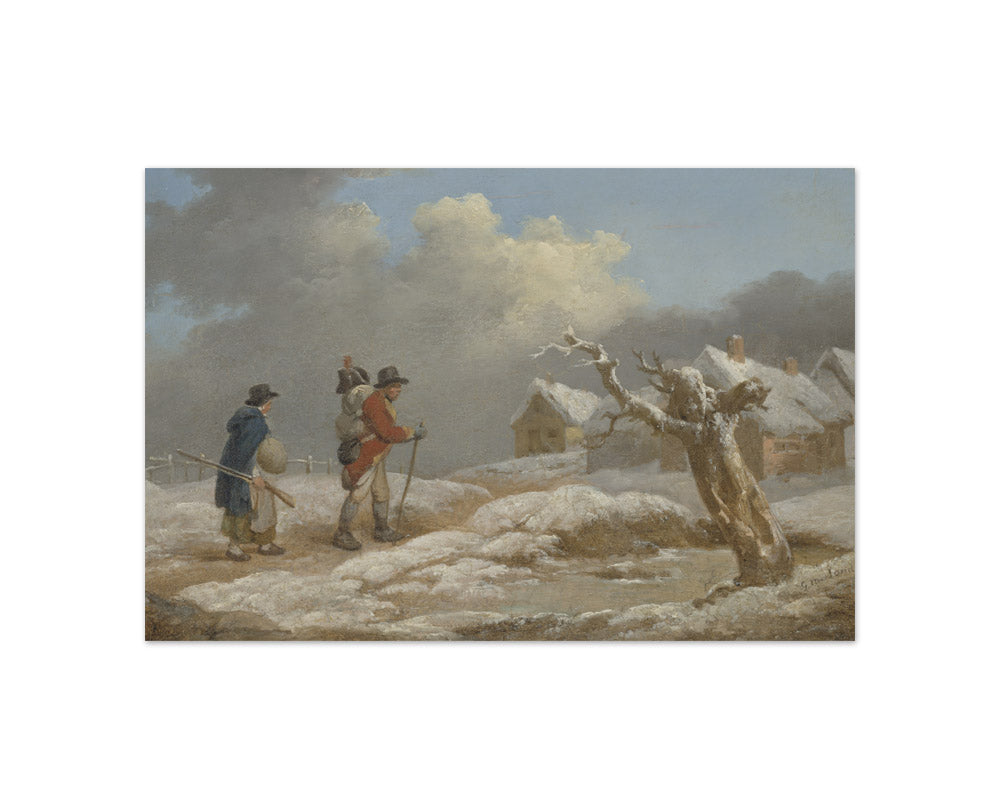 George Morland - A Soldier's Return - Compact / Full Bleed / No Frame