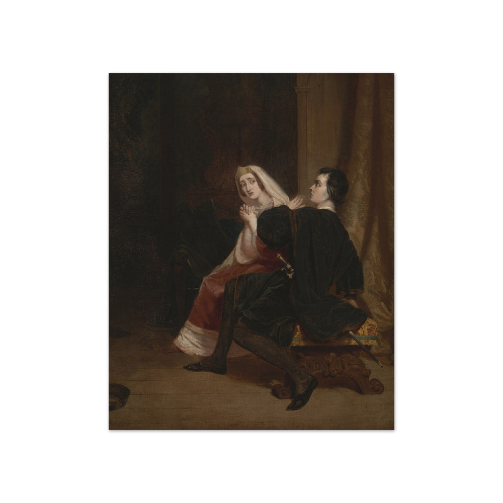 Richard Dadd - Hamlet and his Mother; The Closet Scene - Compact / Full Bleed / No Frame