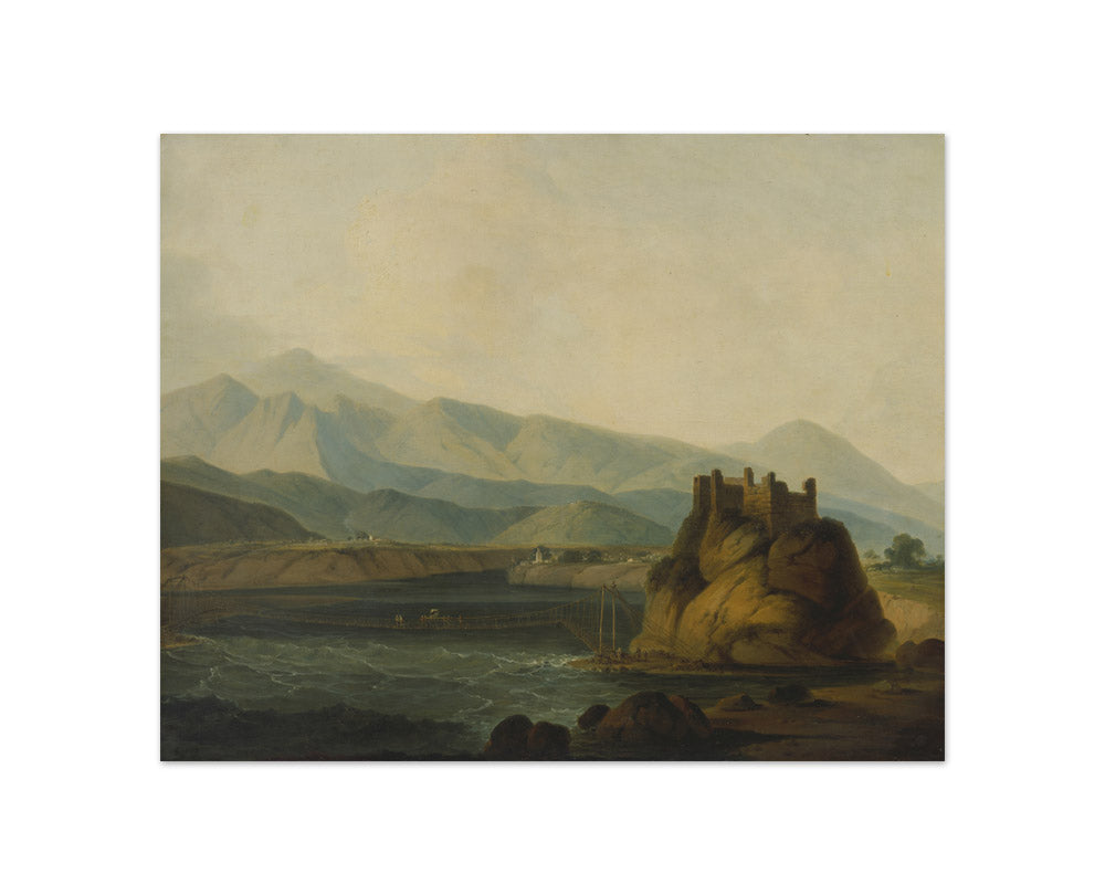 Thomas Daniell - The Rope Bridge at Serinagur - Compact / Full Bleed / No Frame