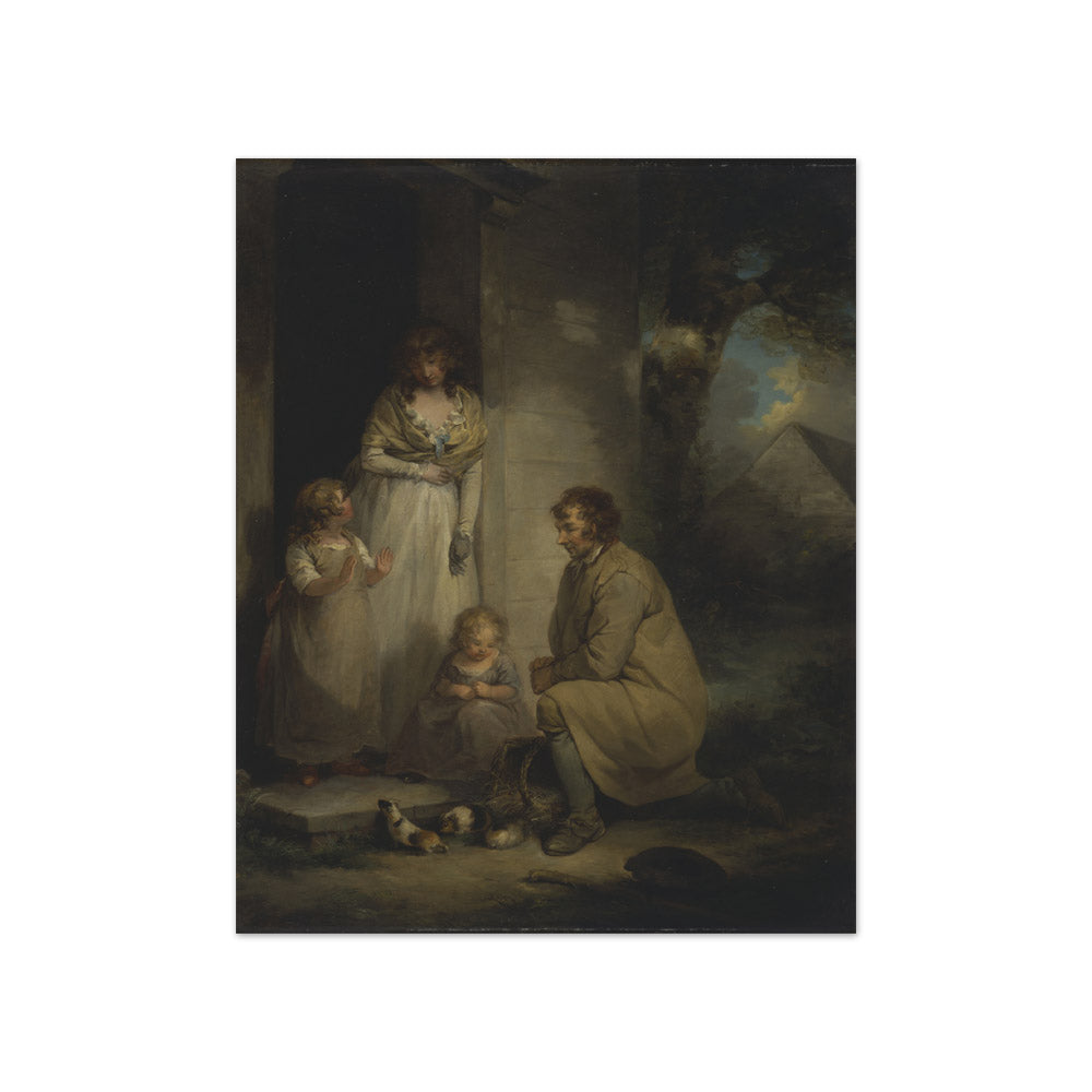 George Morland - Selling Guinea Pigs - Compact / Full Bleed / No Frame
