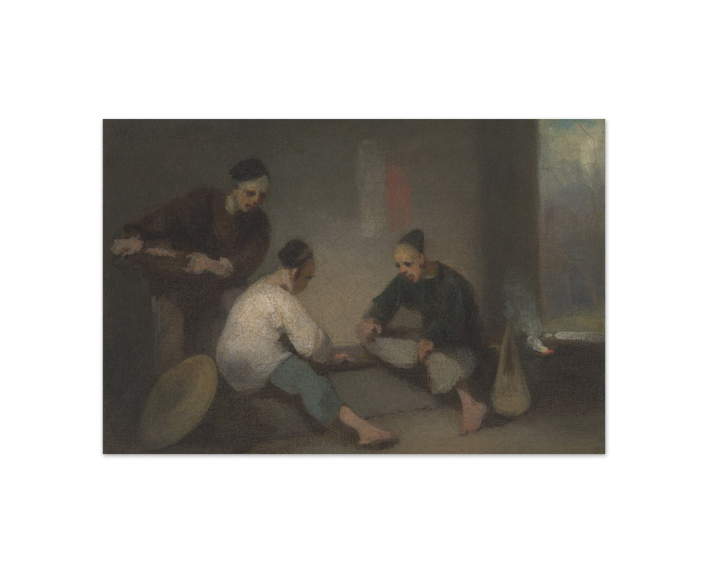 George Chinnery - Chinese Gamblers - Compact / Full Bleed / No Frame