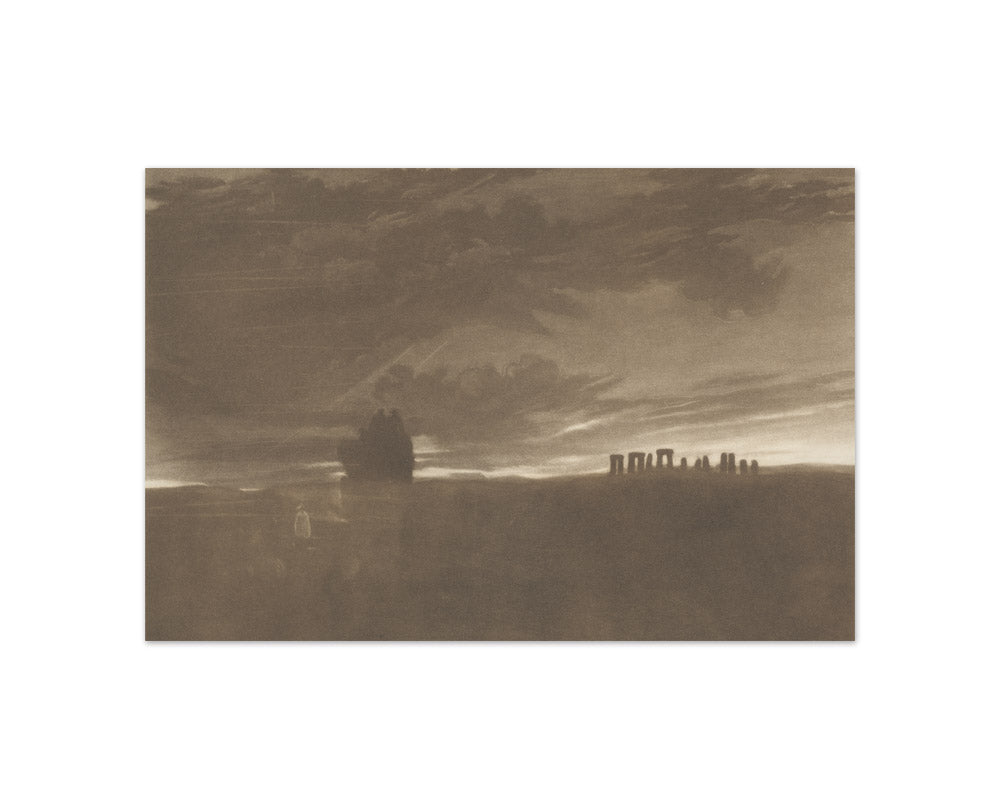 Joseph Mallord William Turner - Stonehenge at Daybreak - Compact / Full Bleed / No Frame