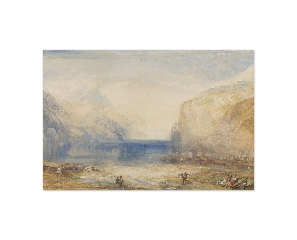 Joseph Mallord William Turner - Fluelen: Morning (Looking towards the Lake) - Compact / Full Bleed / No Frame