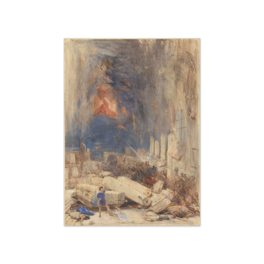David Roberts - The Destruction of Pompeii - Compact / Full Bleed / No Frame
