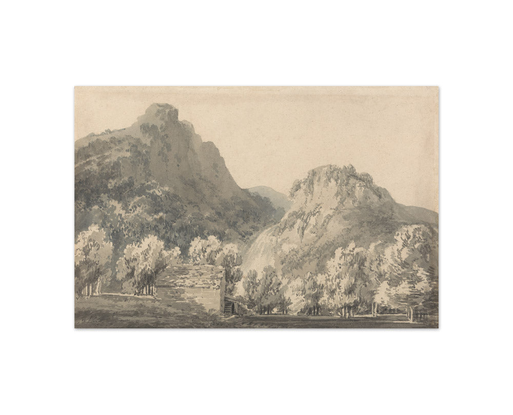 Joseph Mallord William Turner - Waterfall of Lodore, Cumberland - Compact / Full Bleed / No Frame