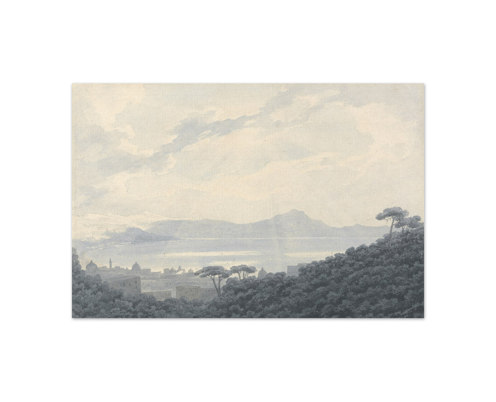 John Robert Cozens - The Bay of Naples from Capodimonte - Compact / Full Bleed / No Frame