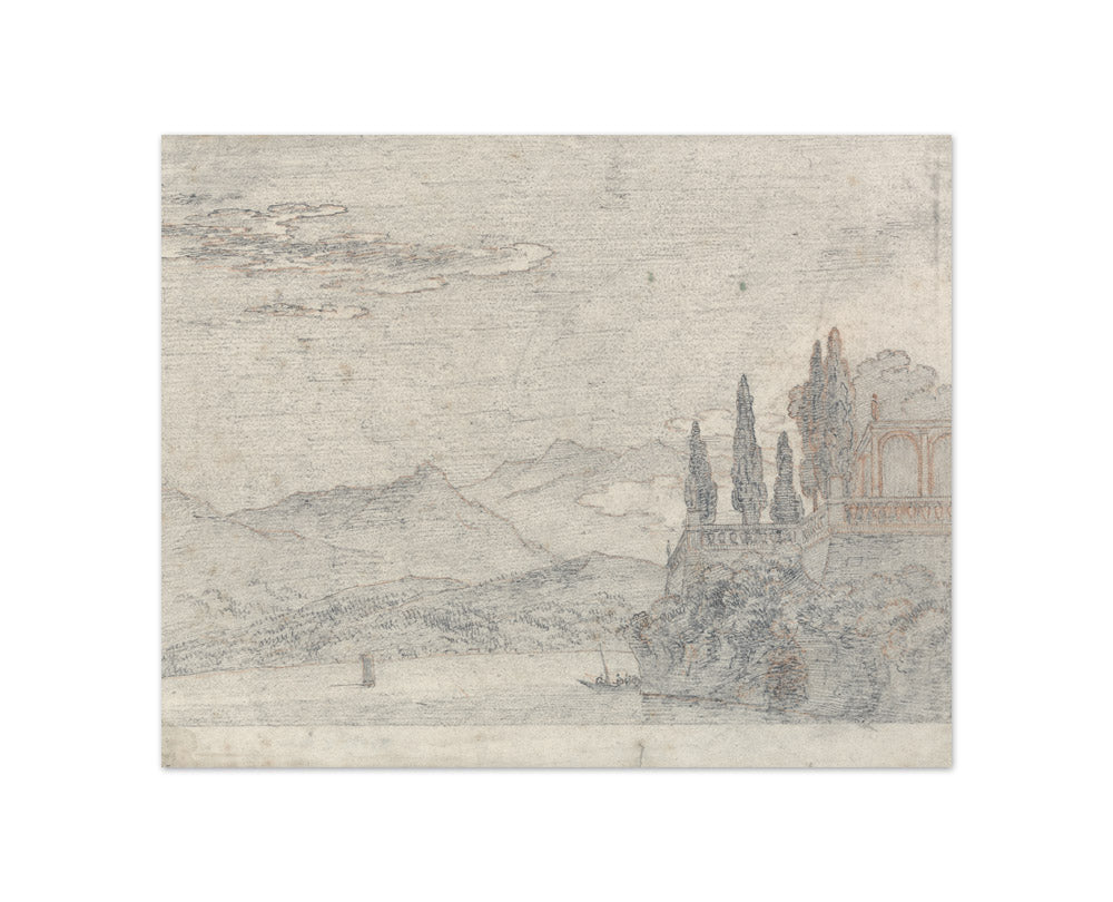 John Robert Cozens - Isola Borromea, Lago Maggiore - Compact / Full Bleed / No Frame