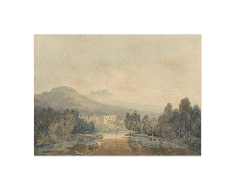 Joseph Mallord William Turner - Villa Salviati on the Arno - Compact / Full Bleed / No Frame