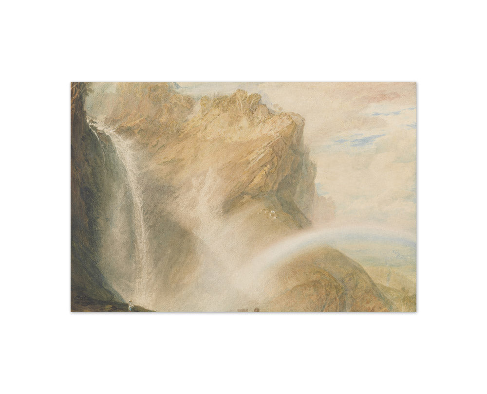 Joseph Mallord William Turner - Upper Fall of the Reichenbach: Rainbow - Compact / Full Bleed / No Frame