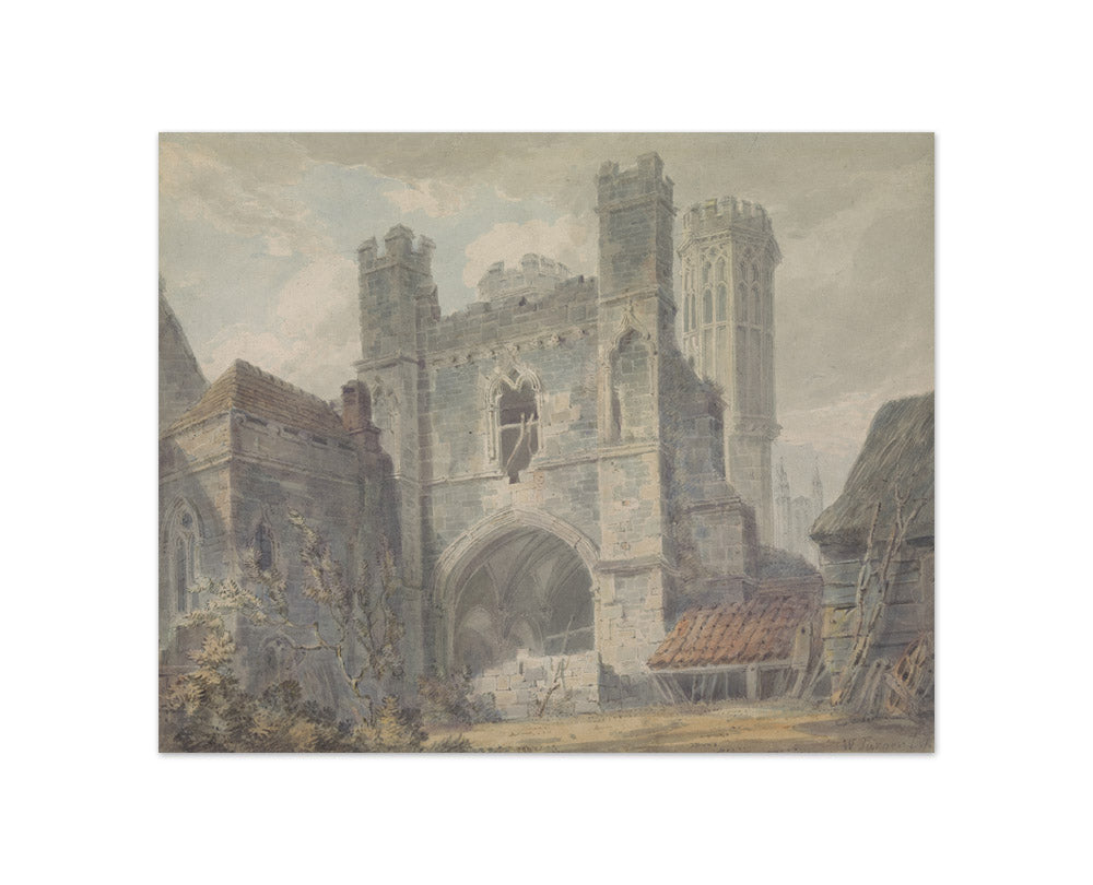 Joseph Mallord William Turner - St. Augustine's Gate, Canterbury - Compact / Full Bleed / No Frame
