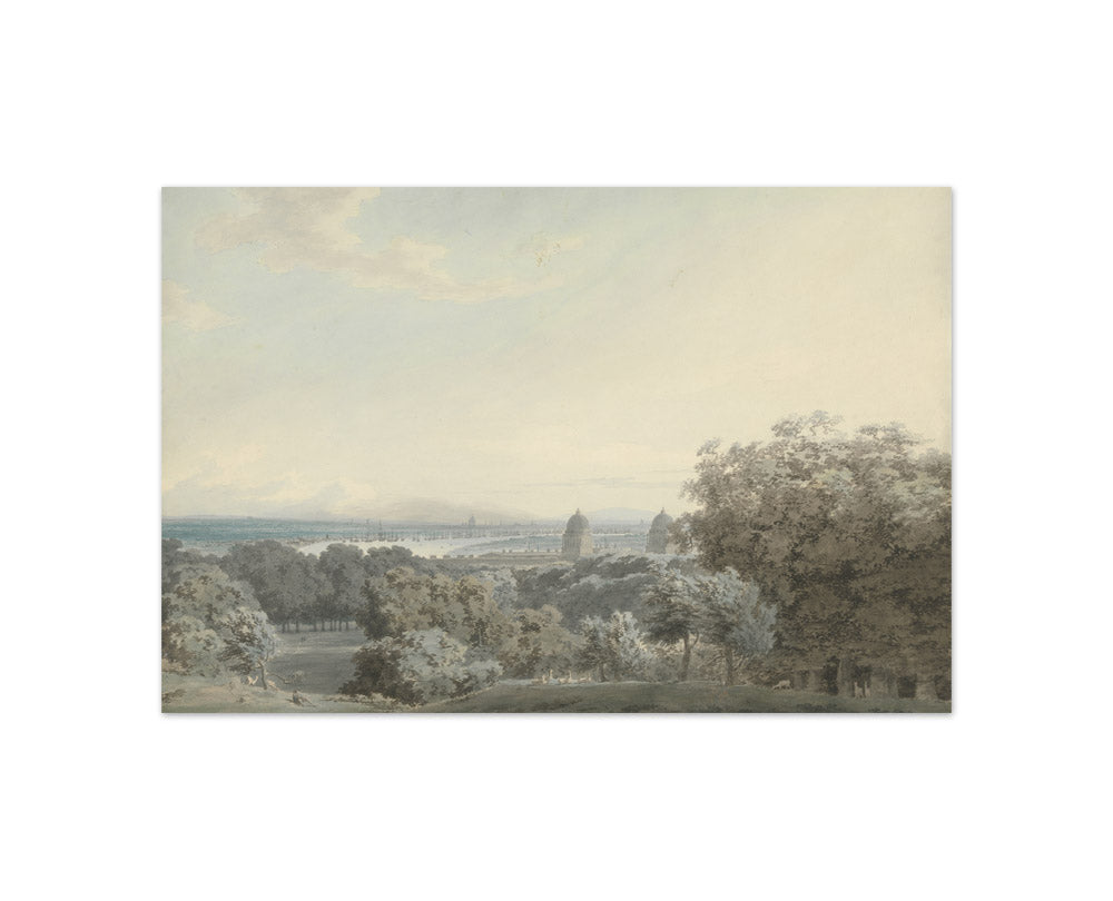 John Robert Cozens - London from Greenwich Hill - Compact / Full Bleed / No Frame