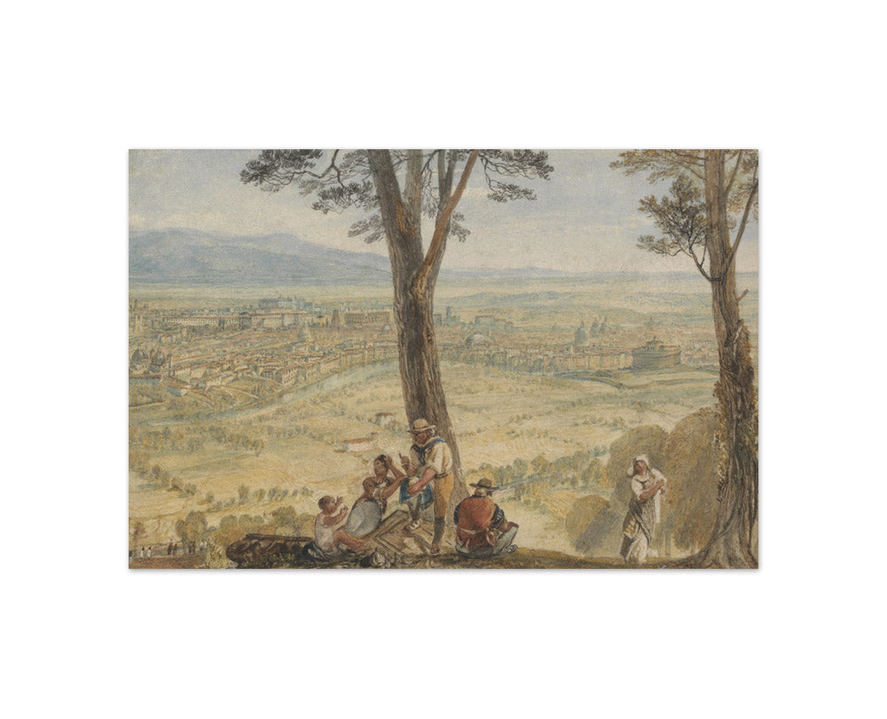 Joseph Mallord William Turner - Rome from Monte Mario - Compact / Full Bleed / No Frame