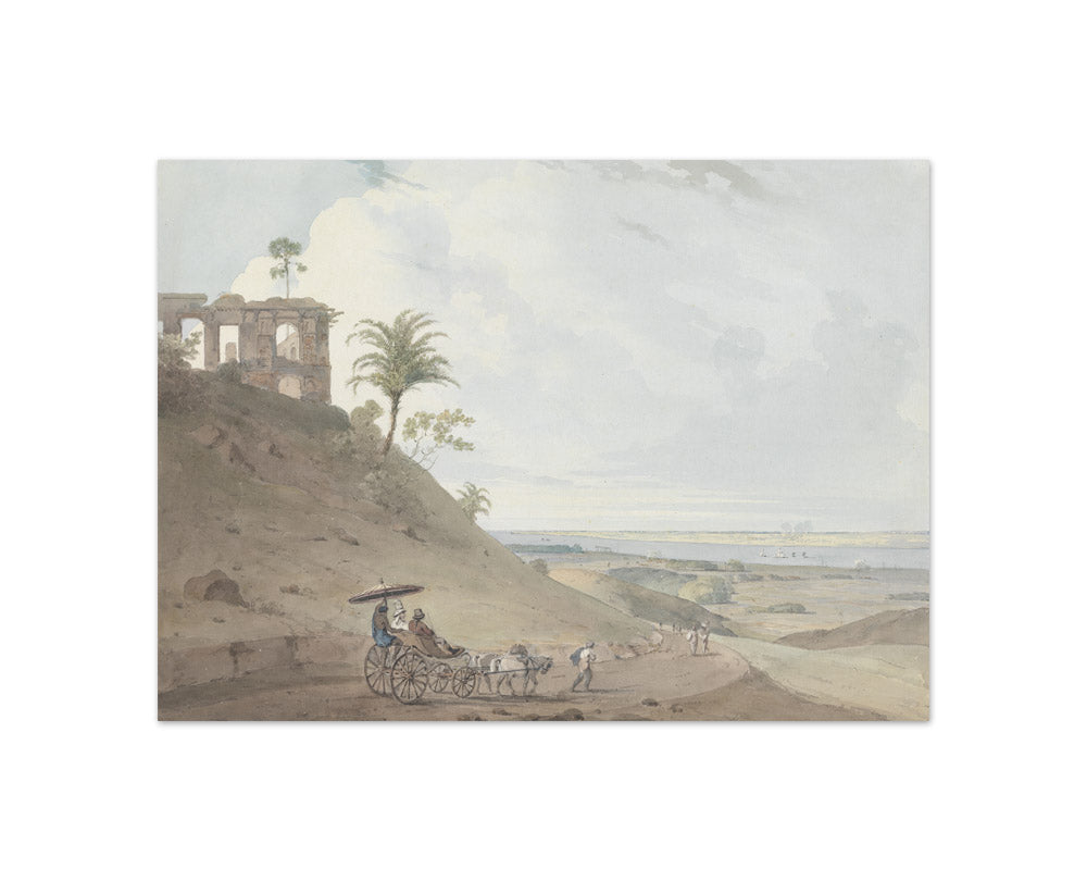 William Daniell - Ruins on Pir Pahar, near Monghy, Bihar - Compact / Full Bleed / No Frame