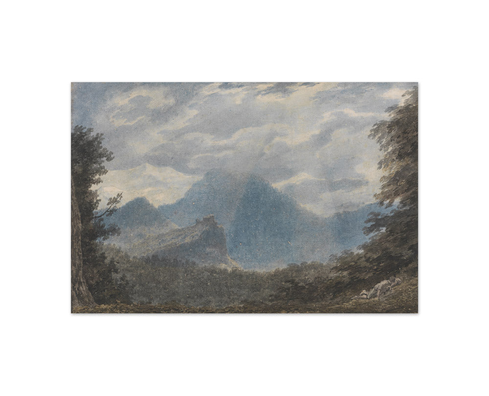 John Robert Cozens - Monte della Madonna, near Argua - Compact / Full Bleed / No Frame