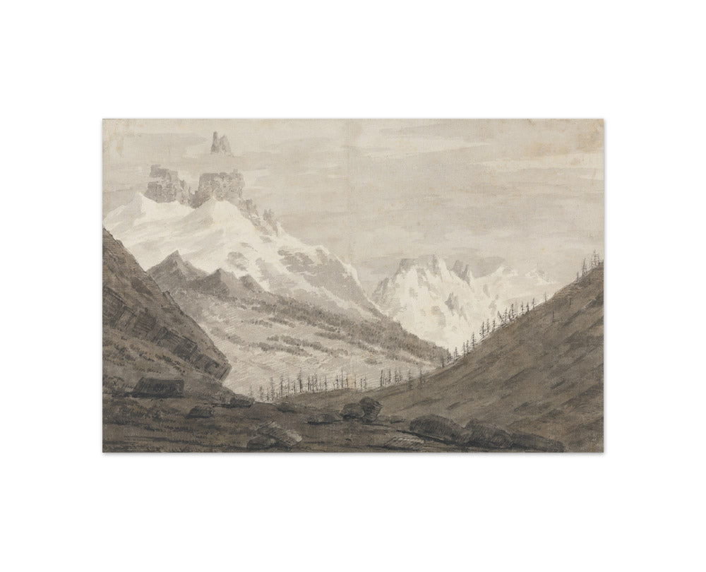 John Robert Cozens - Between Chamonix and Martigny - Compact / Full Bleed / No Frame