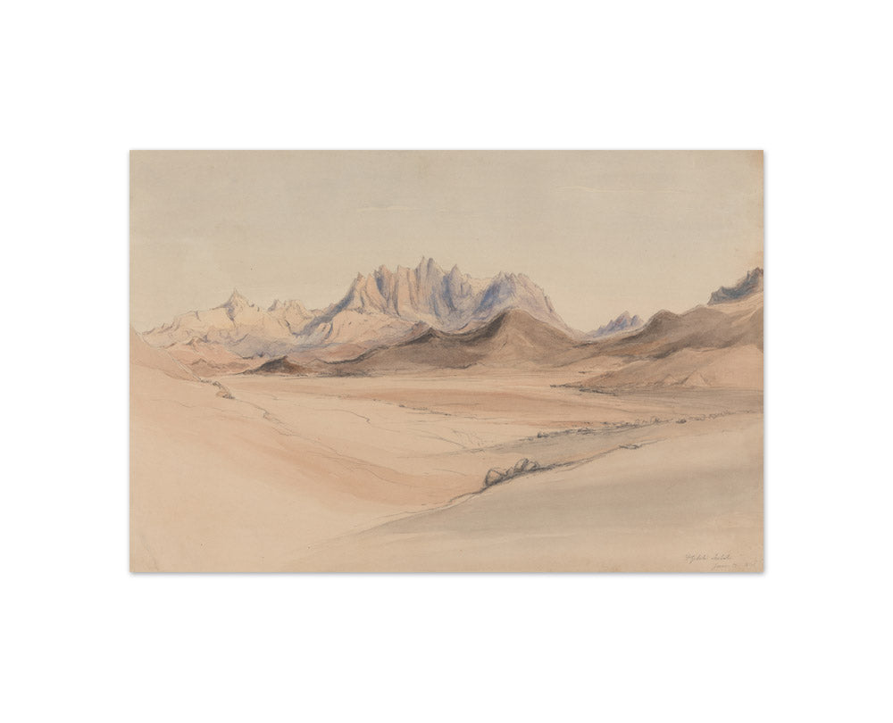 Edward Thomas Daniell - Djebel Serbal, Sinai - Compact / Full Bleed / No Frame