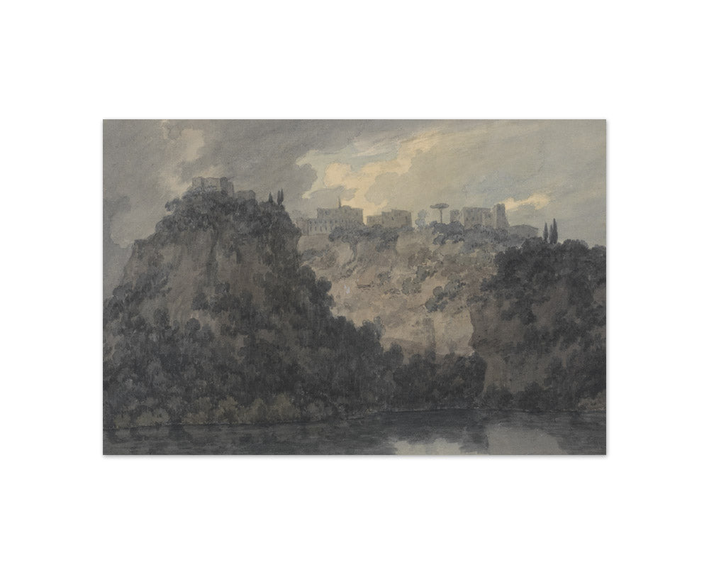 John Robert Cozens - On the Lake of Nemi - Compact / Full Bleed / No Frame