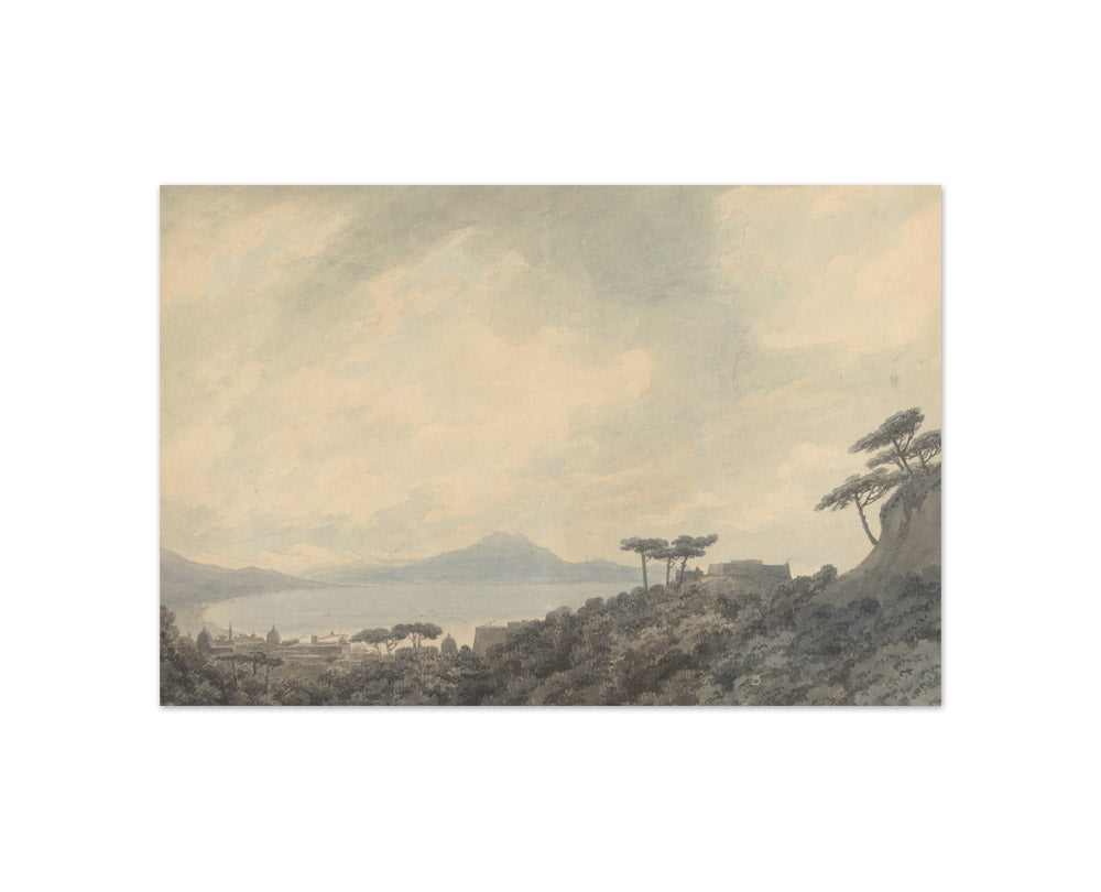 John Robert Cozens - The Bay of Naples from Capodimonte - Compact / Full Bleed / No Frame