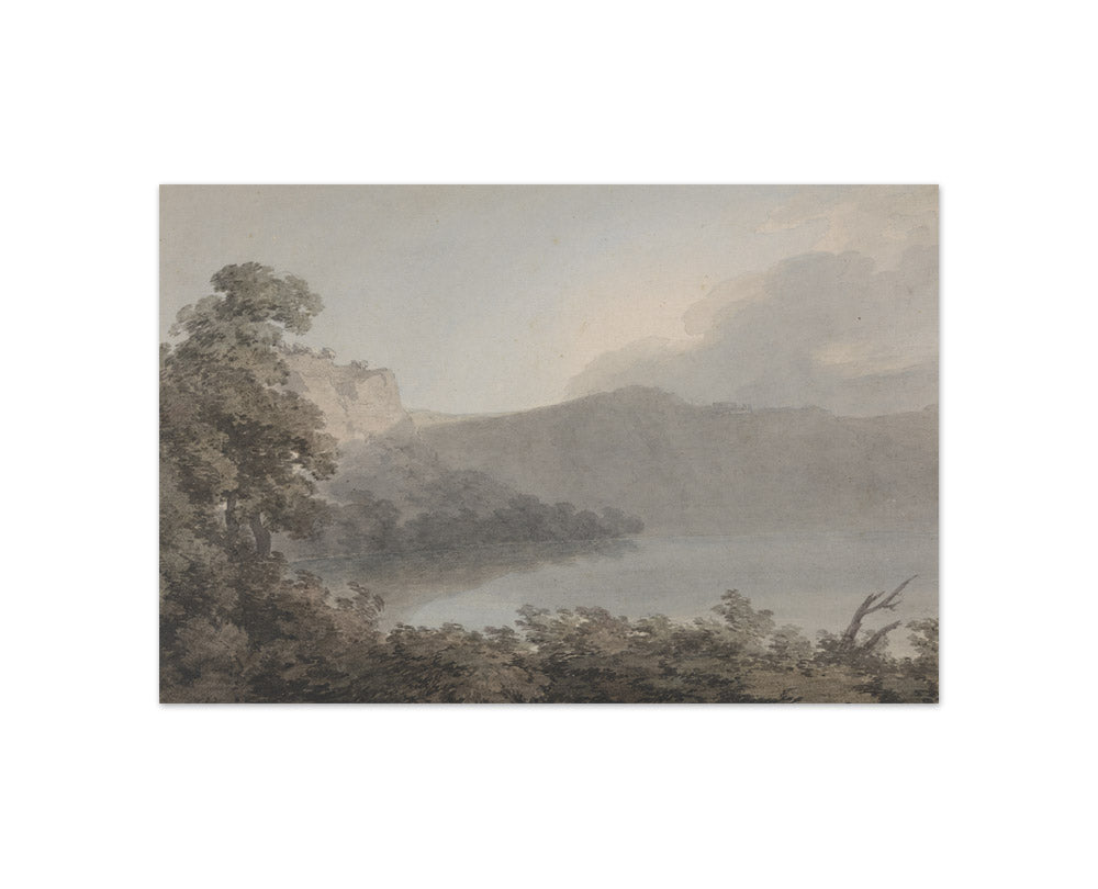 John Robert Cozens - Lake of Vico Between Rome and Florence - Compact / Full Bleed / No Frame