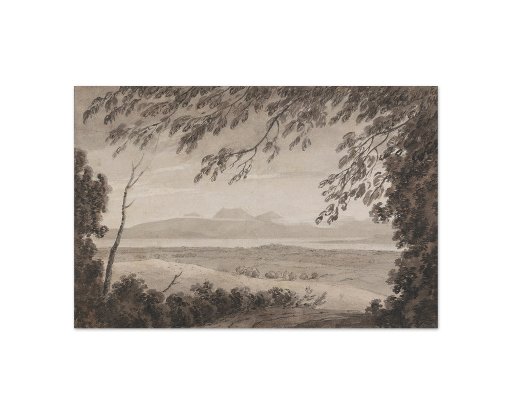 John Robert Cozens - The Lake of Geneva from the Canton of Berne - Compact / Full Bleed / No Frame