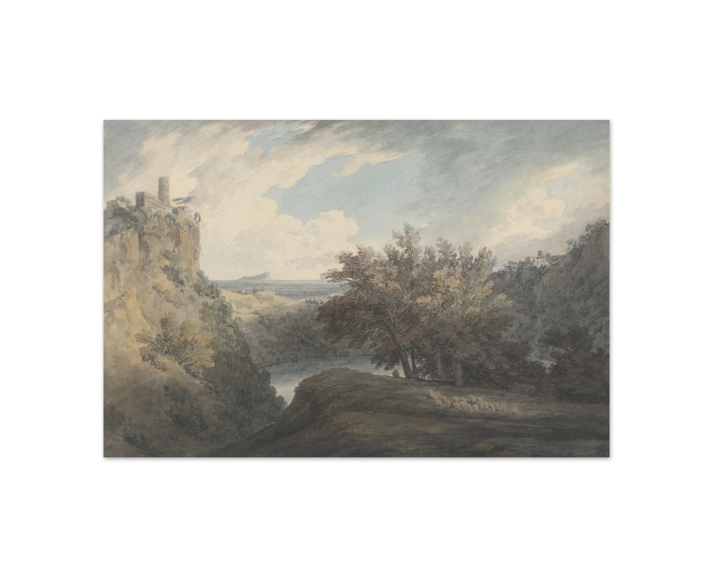 John Robert Cozens - The Lake of Nemi - Compact / Full Bleed / No Frame