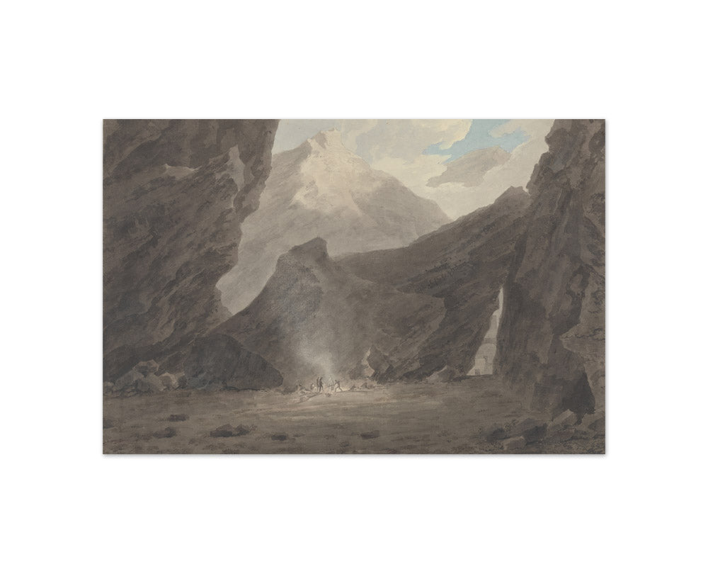 John Robert Cozens - Near Chiavenna in the Grisons - Compact / Full Bleed / No Frame