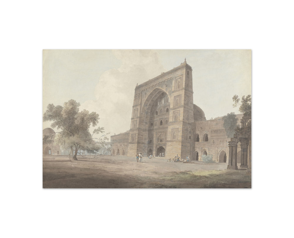 William Daniell - Main Entrance of the Jami Mosque, Jaunpur - Compact / Full Bleed / No Frame