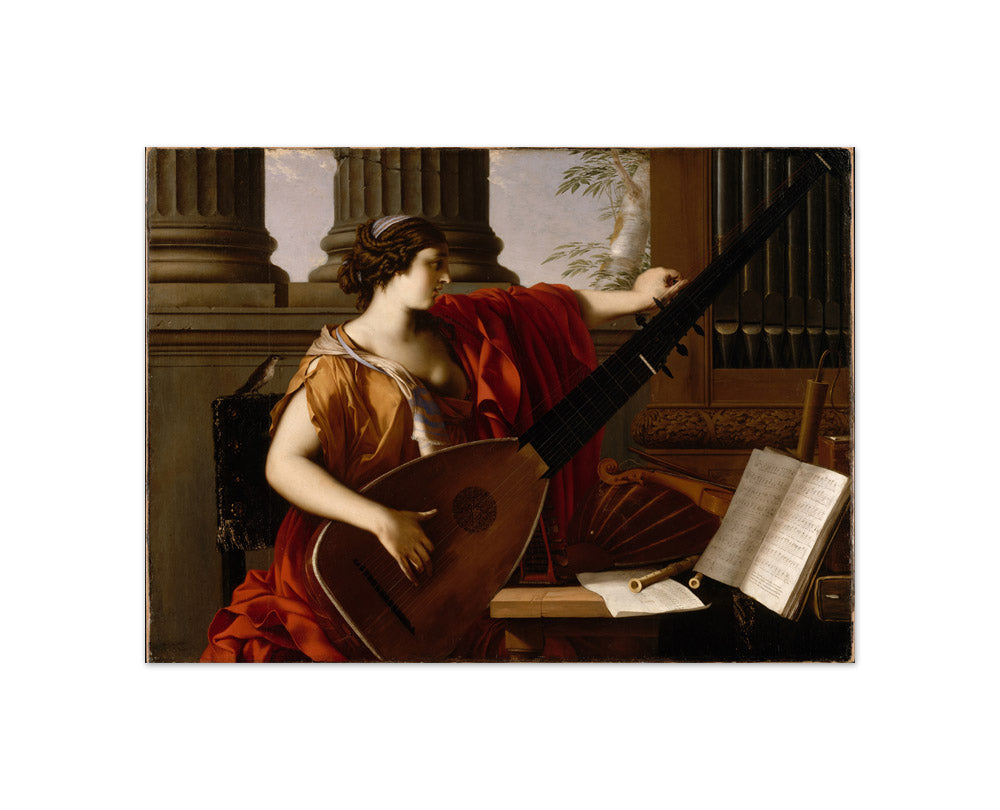 Laurent de La Hyre - Allegory of Music - Compact / Full Bleed / No Frame