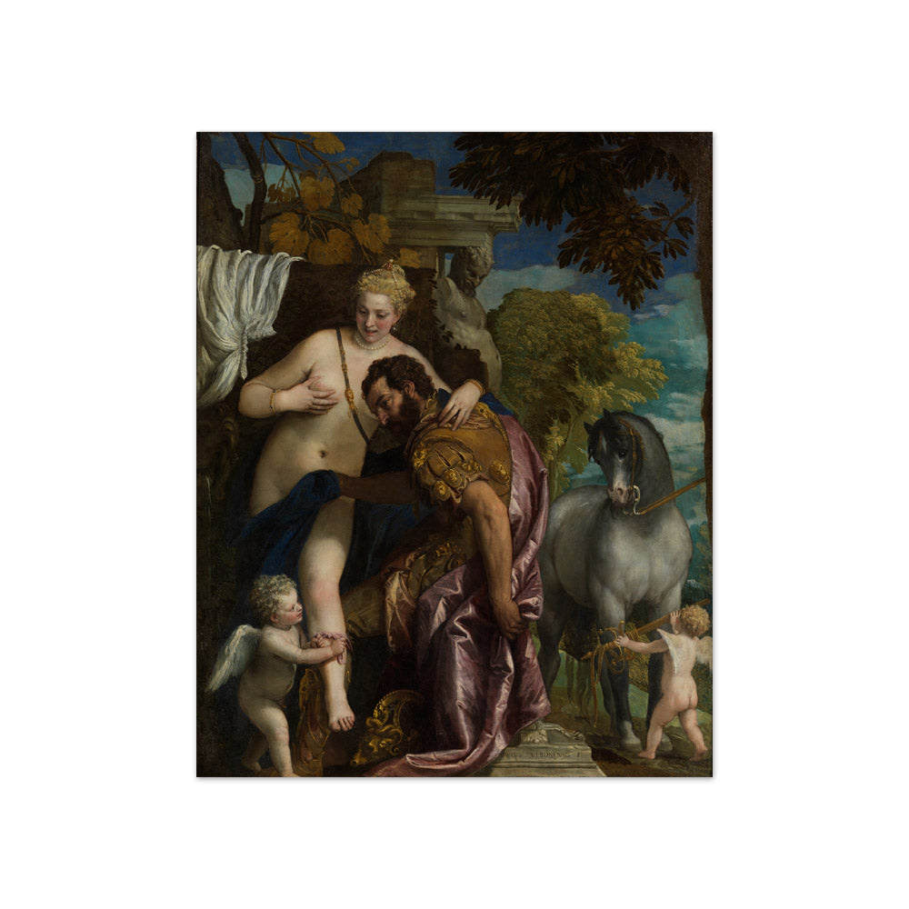 Paolo Veronese - Mars and Venus United by Love - Compact / Full Bleed / No Frame