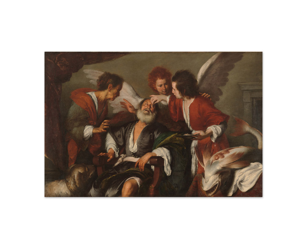 Bernardo Strozzi - Tobias Curing His Father's Blindness - Compact / Full Bleed / No Frame