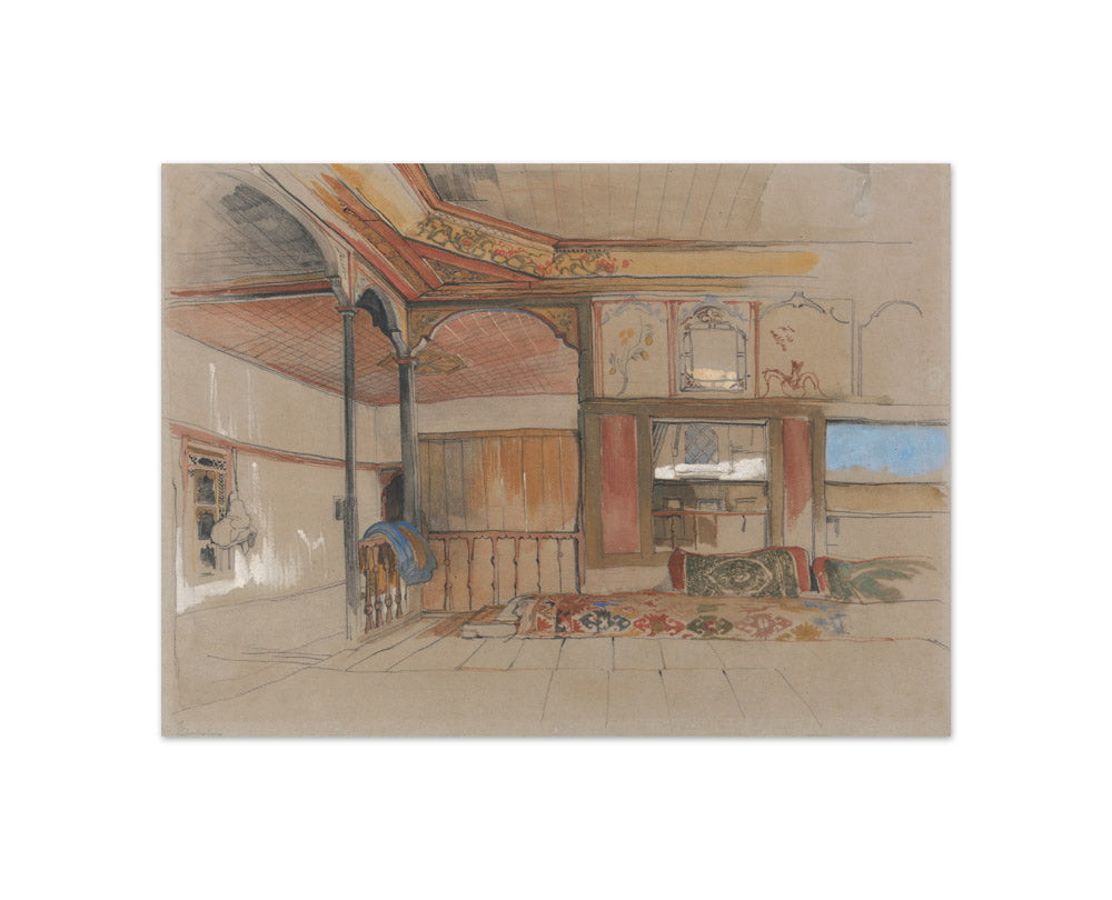 John Frederick Lewis - Interior of an Eastern House - Compact / Full Bleed / No Frame