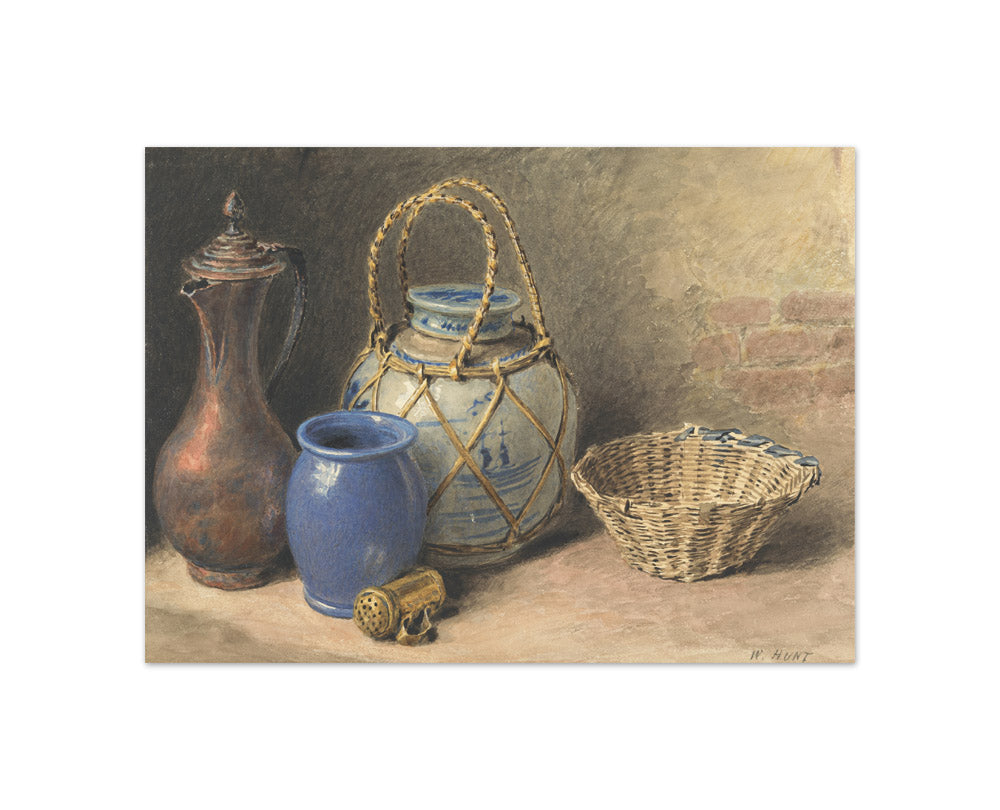 William Henry Hunt - Still Life with a Ginger Jar - Compact / Full Bleed / No Frame