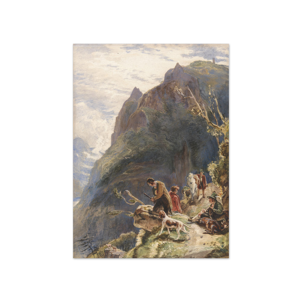John Frederick Lewis - Tyrolese Hunters - Compact / Full Bleed / No Frame