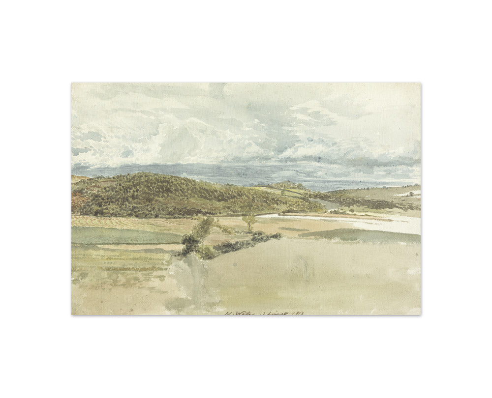 John Linnell - Landscape in North Wales - Compact / Full Bleed / No Frame