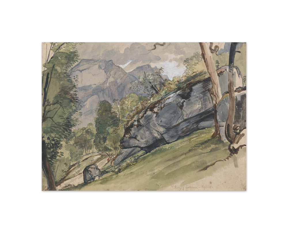 John Frederick Lewis - The Valley of Lutscheuen - Compact / Full Bleed / No Frame
