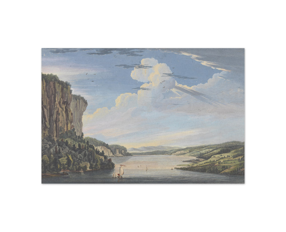 Paul Sandby - A View in Hudson's River of the Entrance of what is called the Topan Sea - Compact / Full Bleed / No Frame