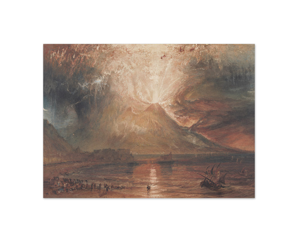 Joseph Mallord William Turner - Vesuvius in Eruption - Compact / Full Bleed / No Frame