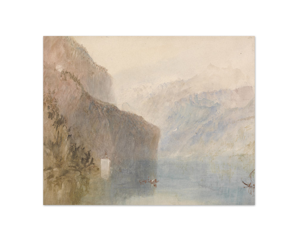 Joseph Mallord William Turner - Tell's Chapel, Lake Lucerne - Compact / Full Bleed / No Frame