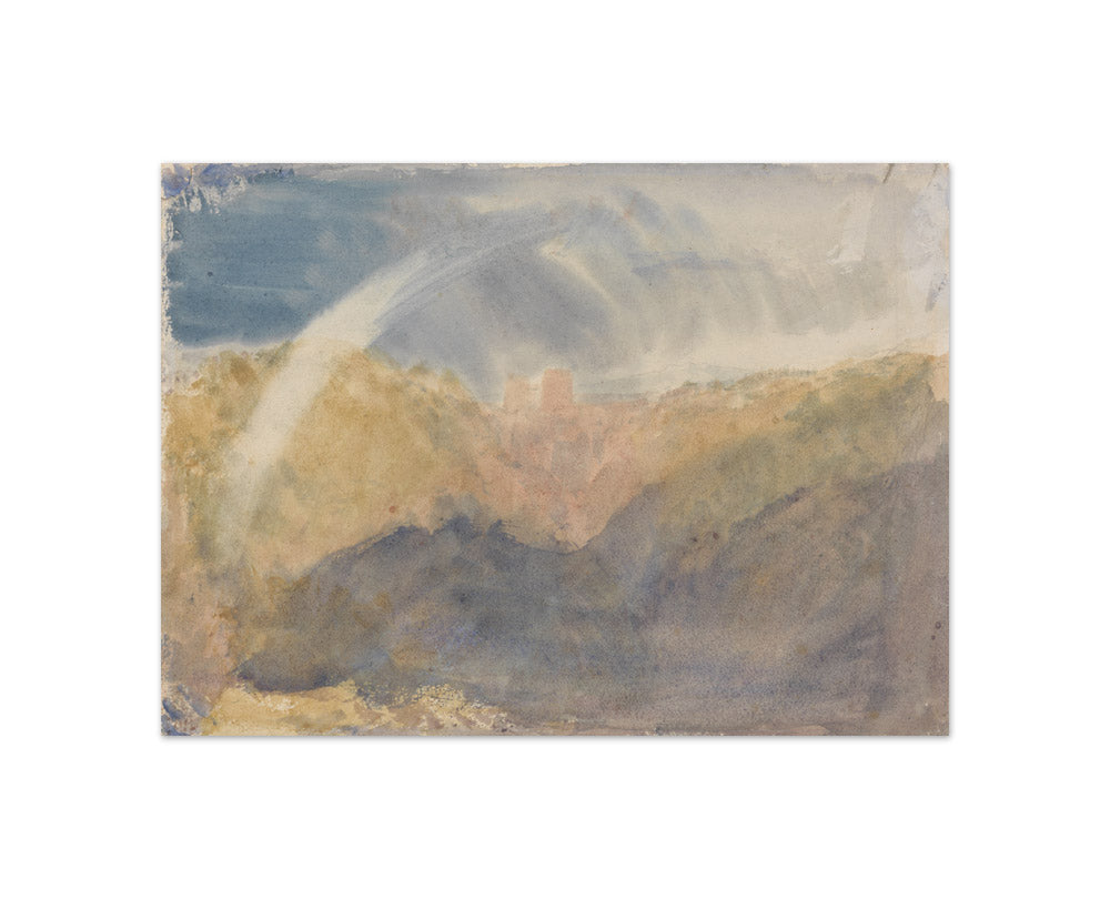 Joseph Mallord William Turner - Crichton Castle (Mountainous Landscape with a Rainbow) - Compact / Full Bleed / No Frame