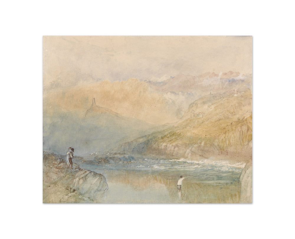 Joseph Mallord William Turner - On the Mosell, Near Traben Trarbach - Compact / Full Bleed / No Frame