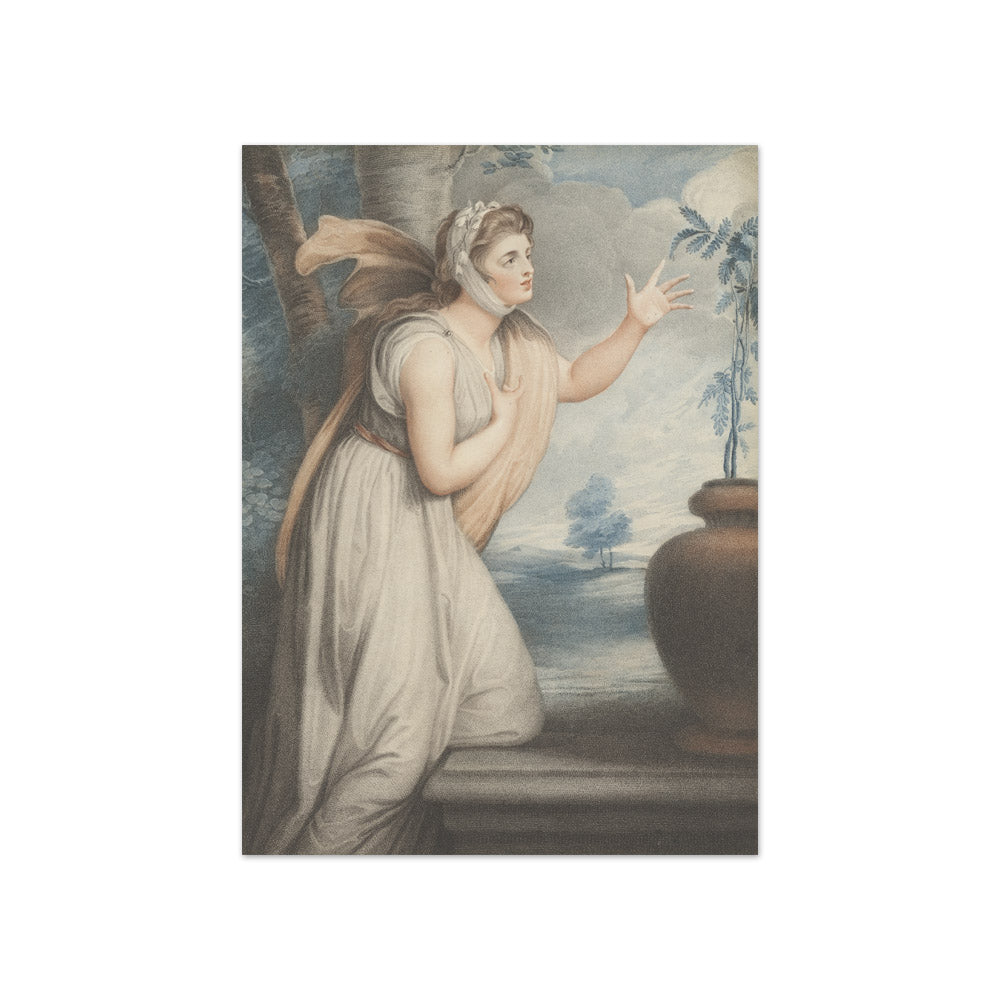 George Romney - Emma Hamilton as Sensibility - Compact / Full Bleed / No Frame