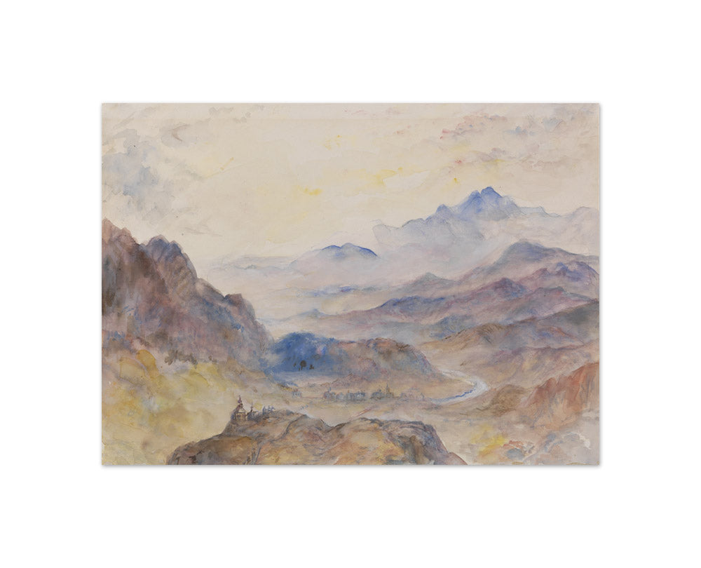 Joseph Mallord William Turner - Mountain Scene, Mist Rising - Compact / Full Bleed / No Frame