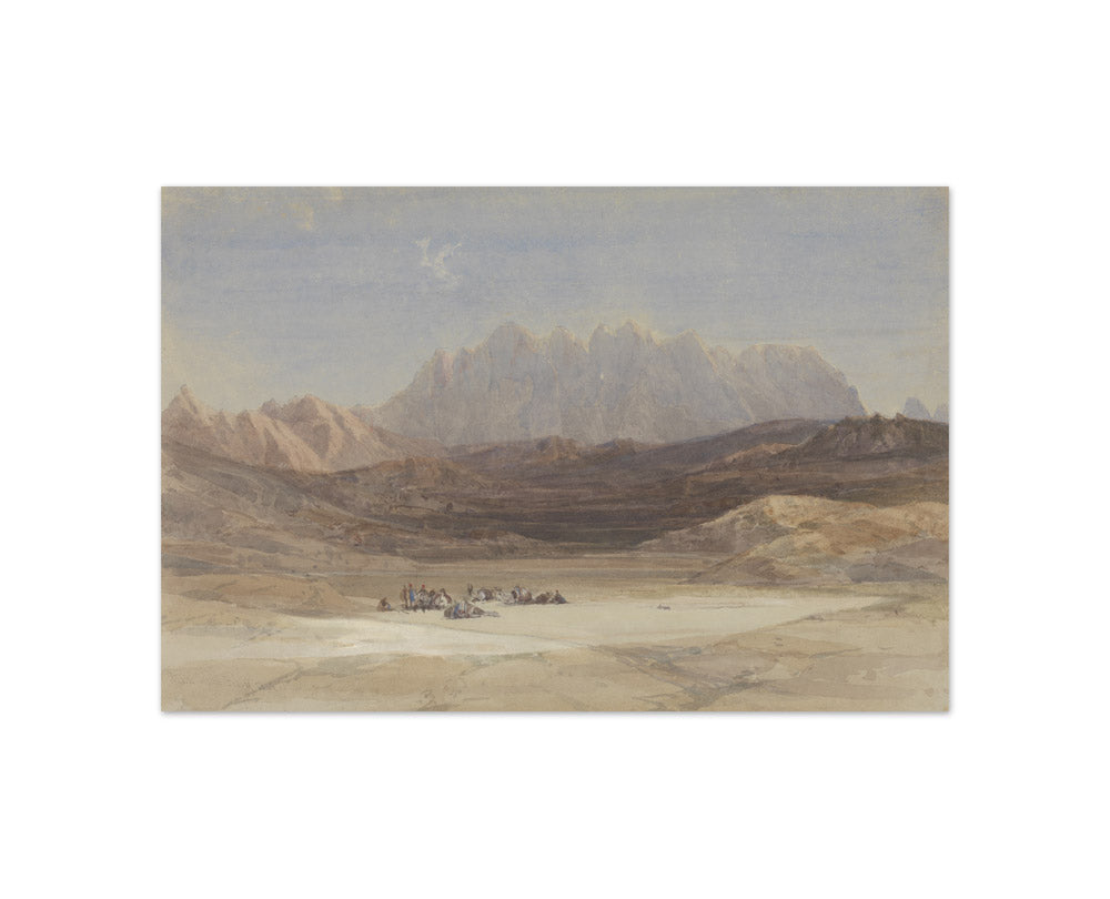 David Roberts - The Plain of El Raheh, Mount Sinai - Compact / Full Bleed / No Frame